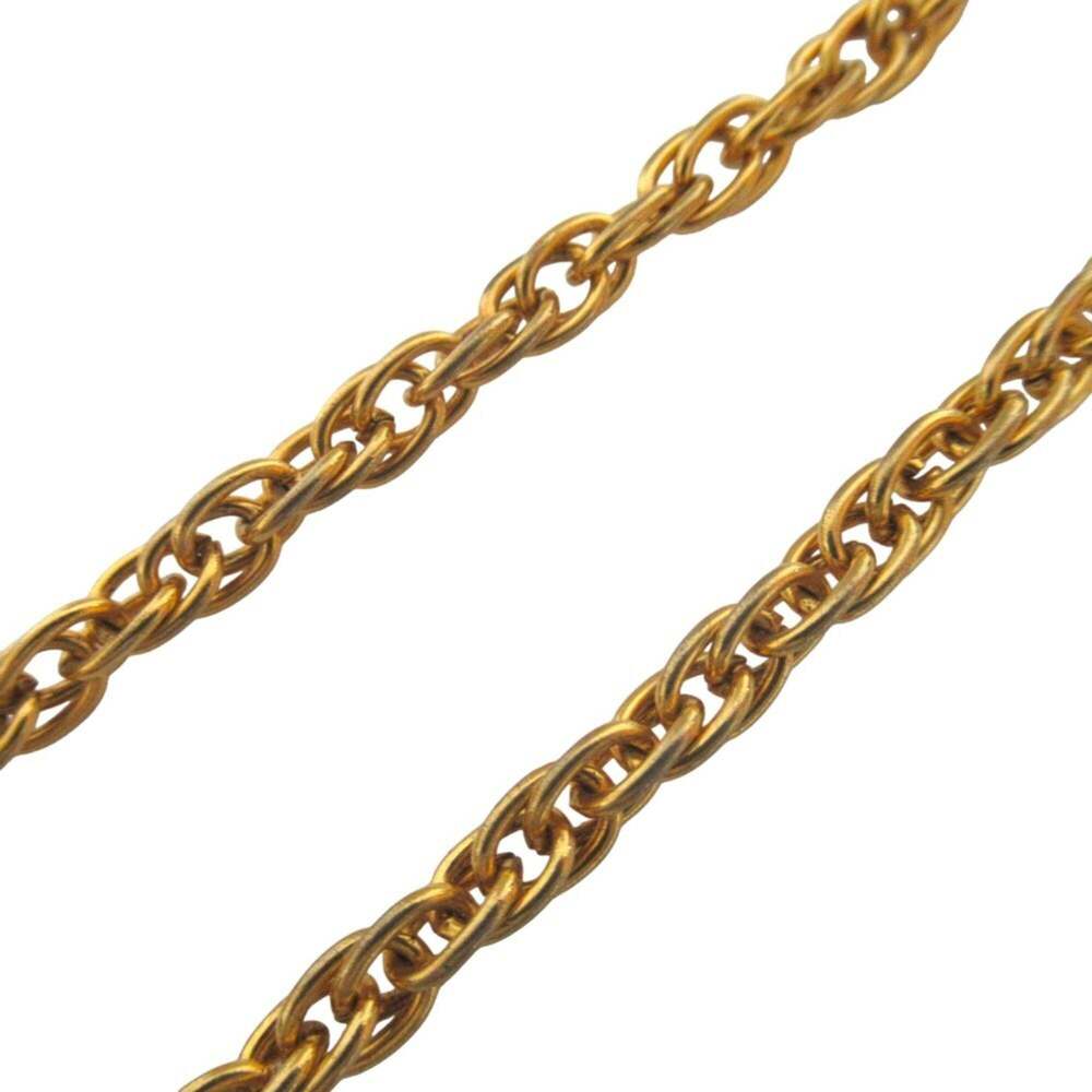 CHANEL Gold Logo Necklace - Picture 4 of 6